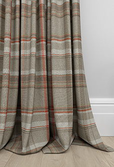 Macrae, Brown Tartan - Made to Measure Curtains